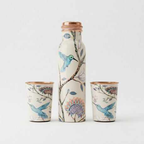 Zestaw MADAGASKAR butelka 950ml + 2 kubki 250ml