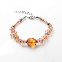 Bransoletka miedziana BAROK - seria Exclusive